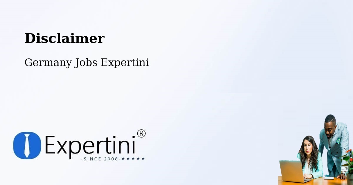 Disclaimer – Eichenried - Germany Jobs Expertini